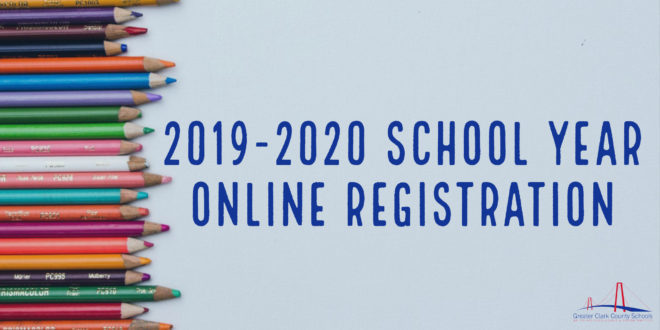 Online Registration for 2019-2020 School Year available July 1-July 31