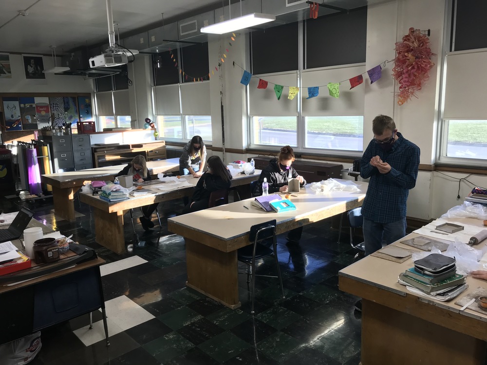 Mrs. Seidel's 1st Period Art Class