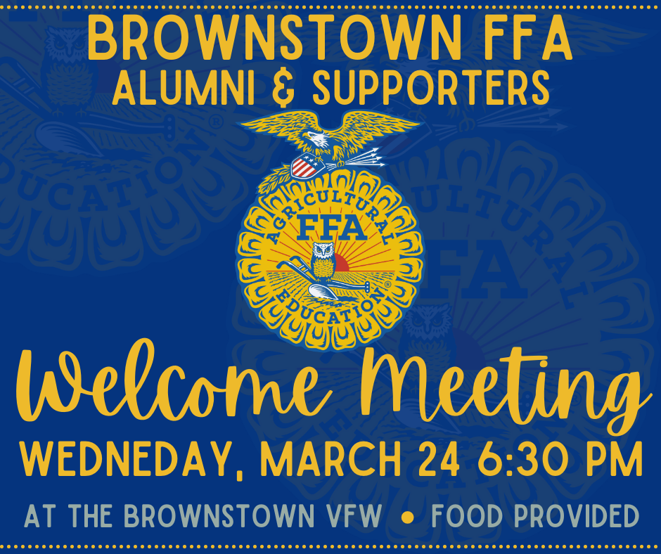 Attention All Brownstown FFA Alumni