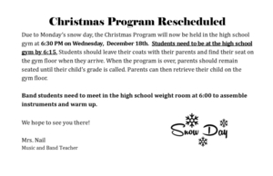 Christmas Music Program