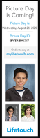 Picture Day is tomorrow, August 26th!